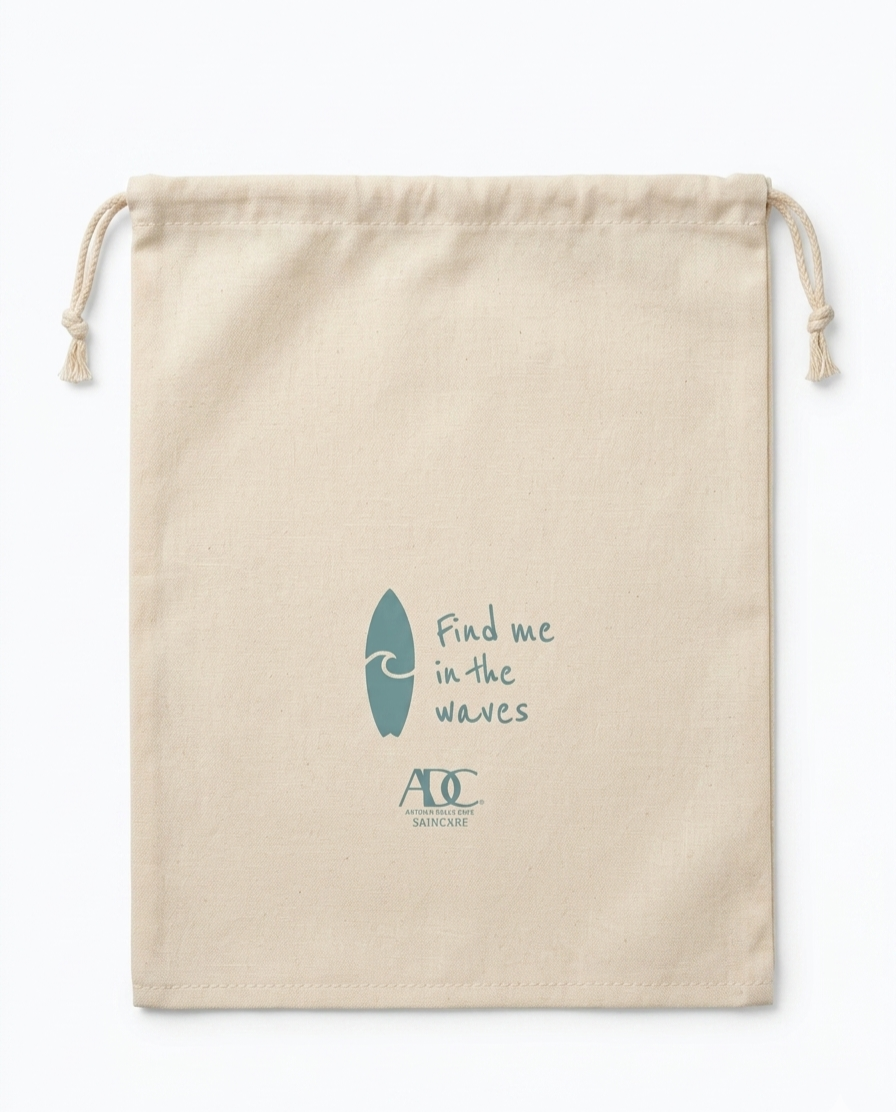 Sacchetto in Cotone Sostenibile – Personalizzabile (25x30 cm)